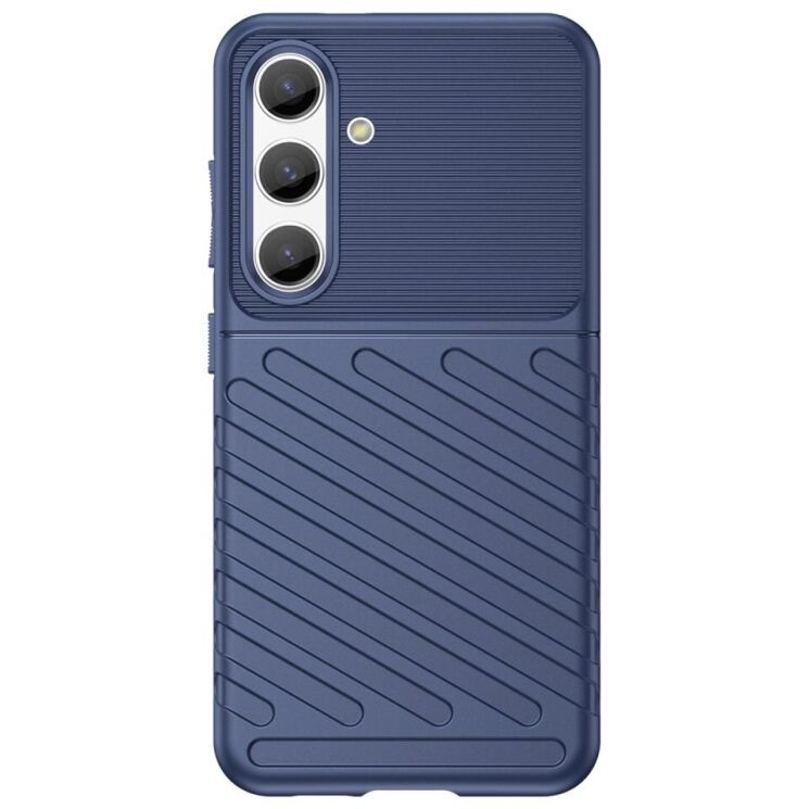 Защитный чехол Deexe Thunder Series для Samsung Galaxy S24 - Blue: фото 2 из 7