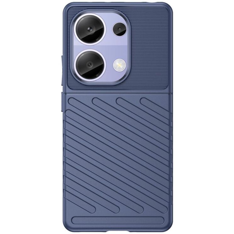Защитный чехол Deexe Thunder Series для Xiaomi Redmi Note 13 Pro 4G / Poco M6 Pro - Blue: фото 2 из 8
