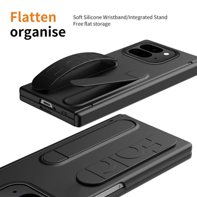 Защитный чехол Deexe Wristband Case для Google Pixel 9 Pro Fold - Grey: фото 4 из 13