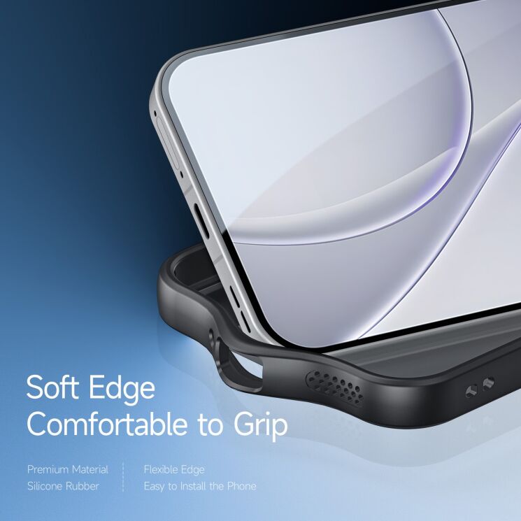 Защитный чехол DUX DUCIS Aimo Series для OPPO Reno 15 Pro - Black: фото 7 из 9