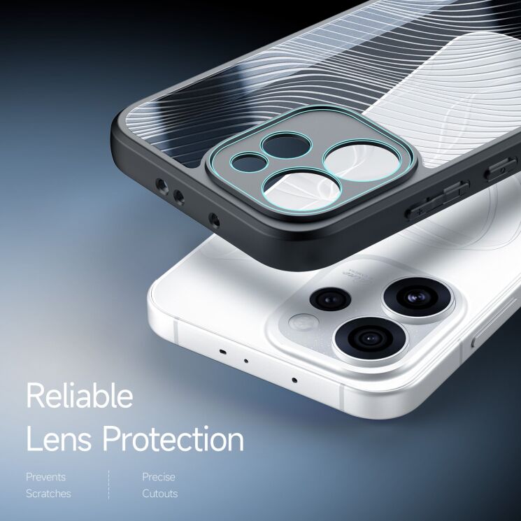 Защитный чехол DUX DUCIS Aimo Series для OPPO Reno 15 Pro - Black: фото 5 из 9