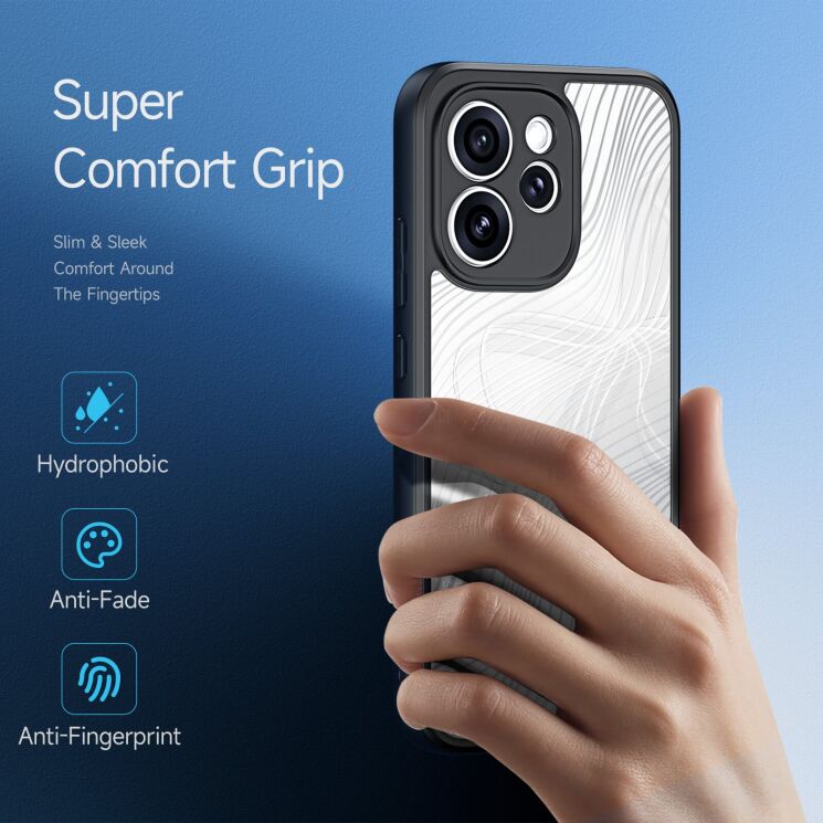 Защитный чехол DUX DUCIS Aimo Series для OPPO Reno 15 Pro - Black: фото 4 из 9