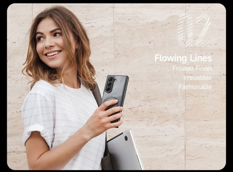 Захисний чохол DUX DUCIS Aimo Series Magnetic для Samsung Galaxy Fold 6 - Black: фото 12 з 14