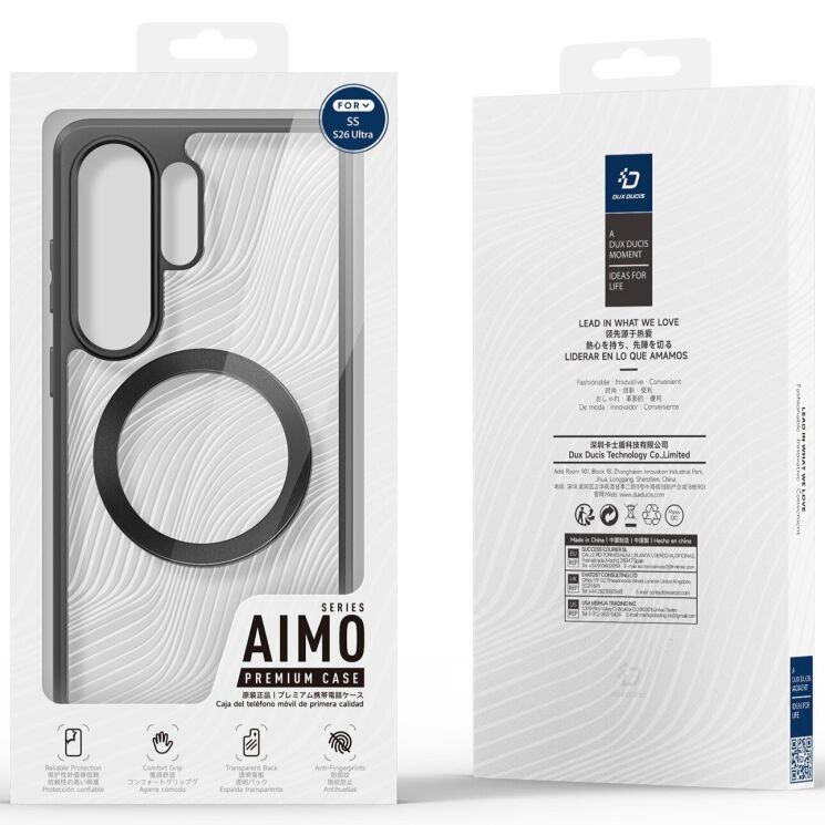 Захисний чохол DUX DUCIS Aimo Series Magnetic (FP) для Samsung Galaxy S26 Ultra - Black: фото 8 з 9