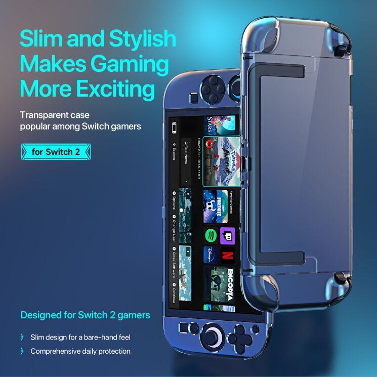 Защитный чехол Dux Ducis Clear Case для Nintendo Switch 2 - Clear: фото 5 из 13