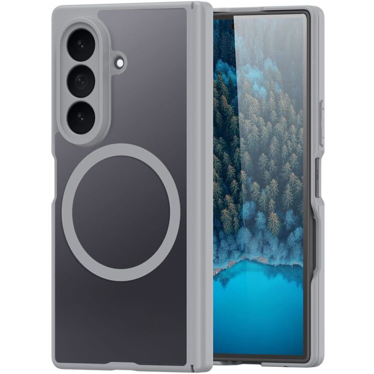 Захисний чохол Dux Ducis Expn Series Magnetic (FF) для Samsung Galaxy Fold 8 Ultra - Grey: фото 1 з 12