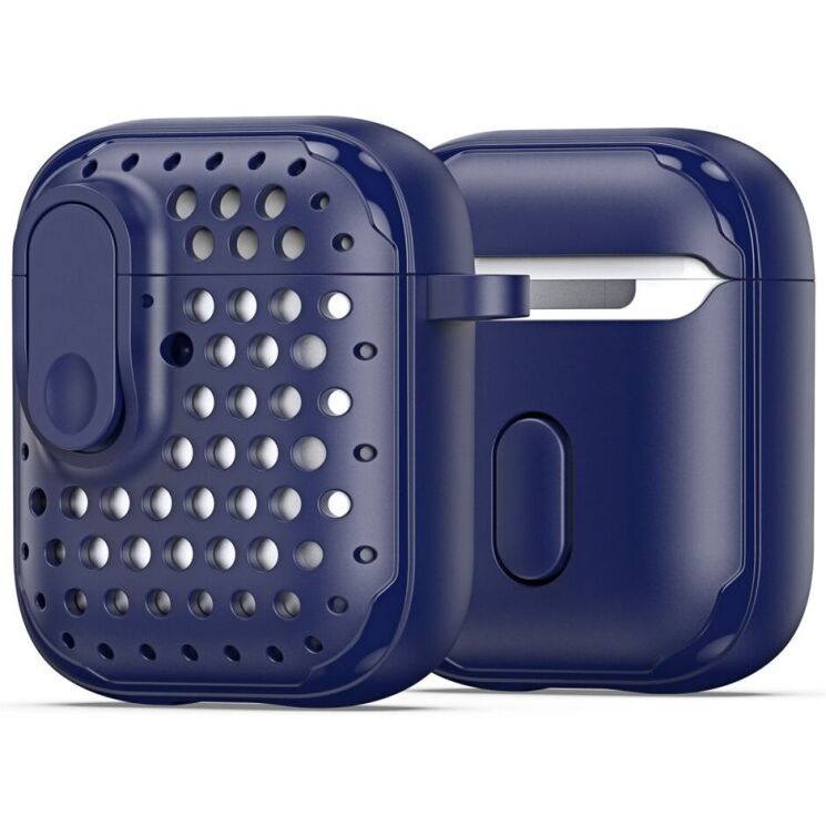 Защитный чехол DUX DUCIS PECM Series для Apple AirPods 1 / 2 - Blue: фото 2 из 19