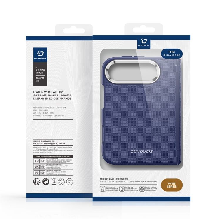 Захисний чохол Dux Ducis Vyne Series для iPhone Duo - Blue: фото 5 з 12