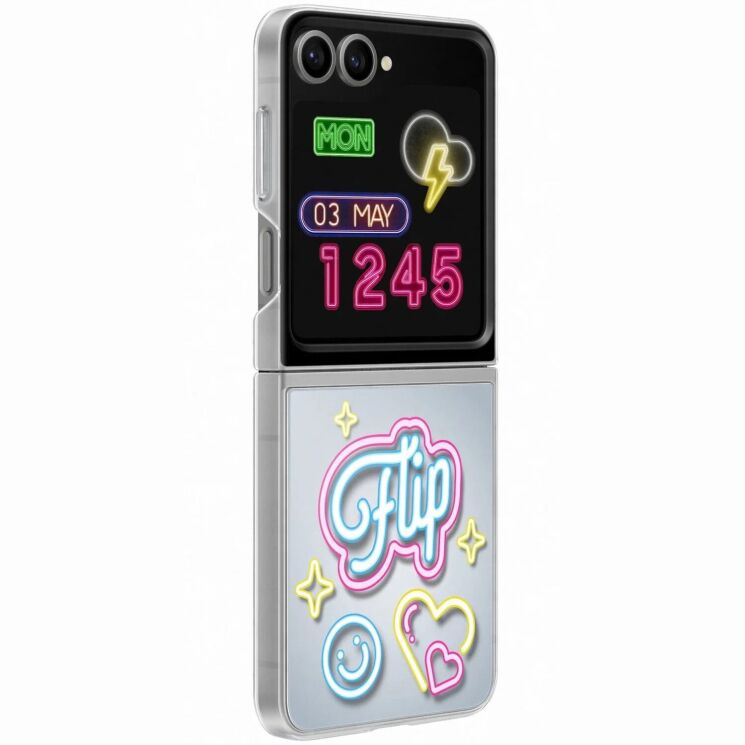Защитный чехол Flipsuit Case для Samsung Galaxy Flip 6 (EF-ZF741CTEGUA) - Transparancy: фото 2 из 5