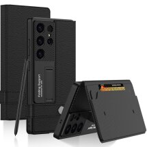 Защитный чехол GKK Card Holder для Samsung Galaxy S25 Ultra (S938) - Black: фото 1 из 9
