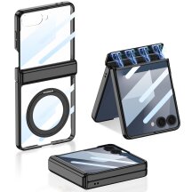 Защитный чехол GKK Hinge Magnetic для Samsung Galaxy Flip 7 - Black: фото 1 из 10