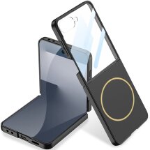 Защитный чехол GKK UltraThin Magnetic для Samsung Galaxy Flip 7 - Black: фото 1 из 8