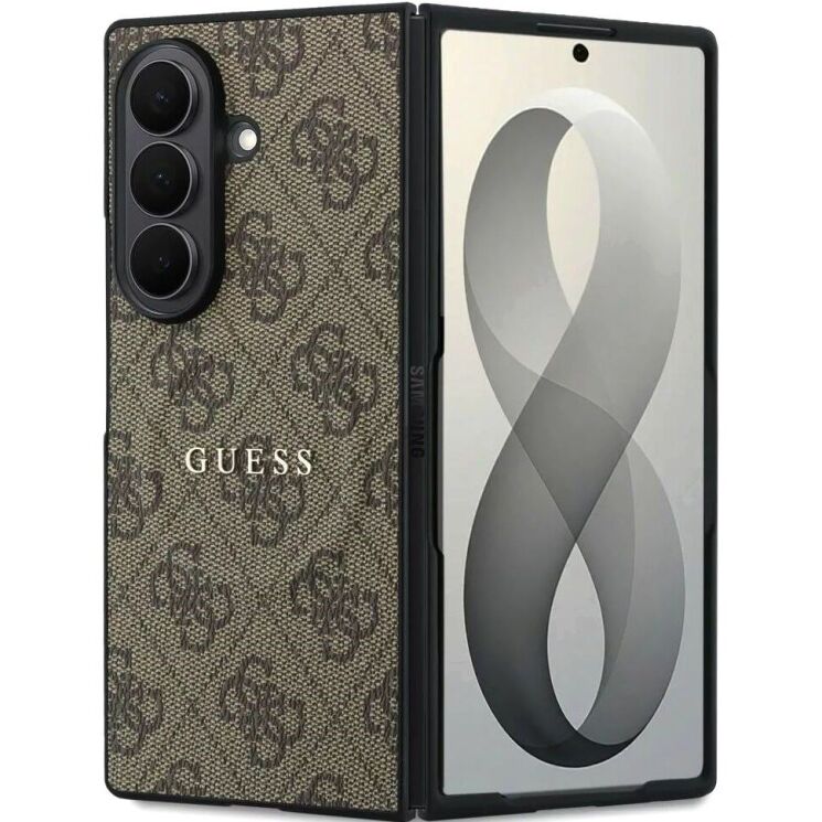 Захисний чохол Guess 4G Classic MagSafe для Samsung Galaxy Fold 8 Ultra (GUHMZFD8P4MSEGCW) - Brown: фото 1 з 7