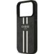 Захисний чохол Guess 4G Printed Stripes MagSafe для iPhone 17 Pro (GUHMP17LP4RPSK) - Black (403262B). Фото 6 з 9