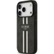 Захисний чохол Guess 4G Printed Stripes MagSafe для iPhone 17 Pro (GUHMP17LP4RPSK) - Black (403262B). Фото 3 з 9