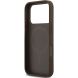 Защитный чехол Guess Leather 4G Triangle Strass MagSafe для iPhone 17 Pro (GUHMP17LP4TDPLW) - Brown (403270Z). Фото 7 из 9