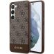 Защитный чехол Guess Stripe Collection для Samsung Galaxy S24 Plus (S926) - Brown (347050Z). Фото 1 из 8