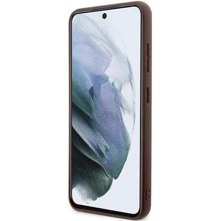 Защитный чехол Guess Stripe Collection для Samsung Galaxy S24 Plus (S926) - Brown: фото 7 из 8