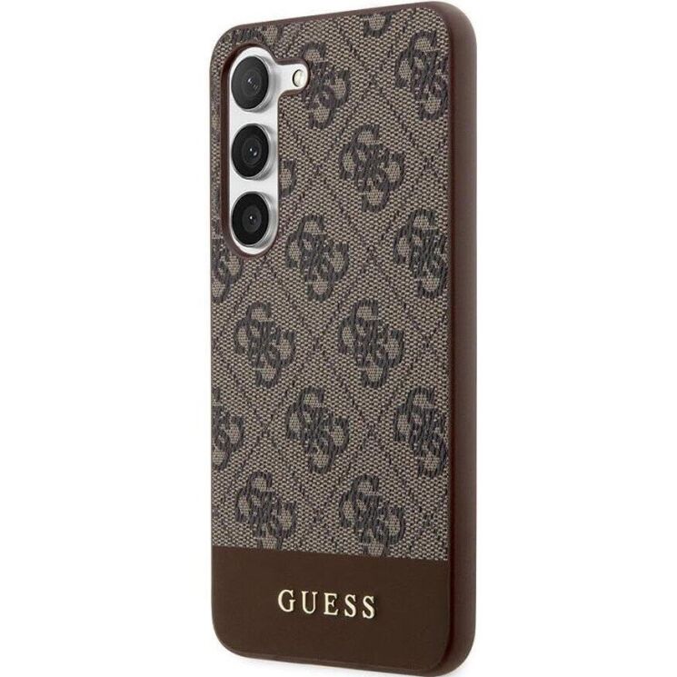 Защитный чехол Guess Stripe Collection для Samsung Galaxy S24 Plus (S926) - Brown: фото 5 из 8