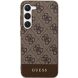 Защитный чехол Guess Stripe Collection для Samsung Galaxy S24 Plus (S926) - Brown (347050Z). Фото 4 из 8