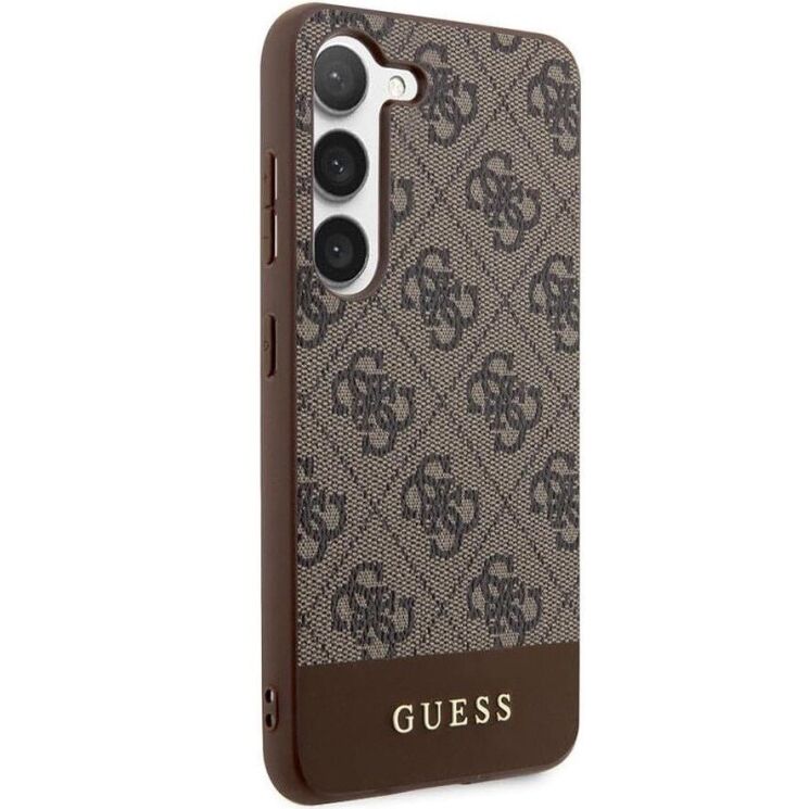 Защитный чехол Guess Stripe Collection для Samsung Galaxy S24 Plus (S926) - Brown: фото 2 из 8