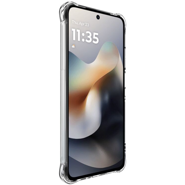 Захисний чохол IMAK Airbag MAX Case для Motorola Moto G86 Power - Transparent: фото 2 з 8