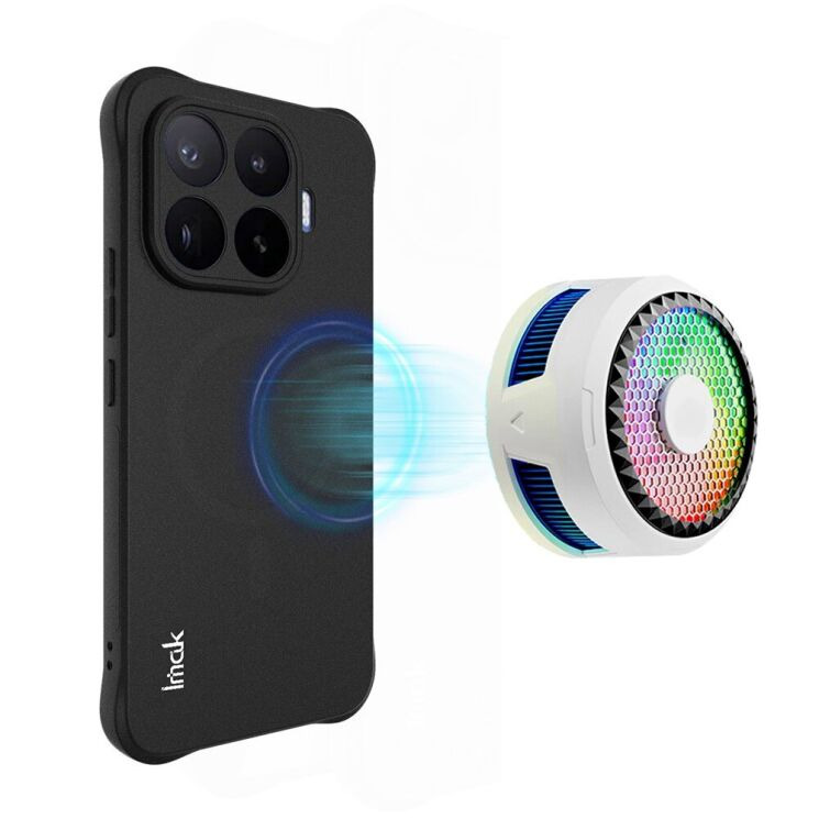 Защитный чехол IMAK Airbag Sand Case with MagSafe для Xiaomi 17T Pro - Matte Black: фото 2 из 12