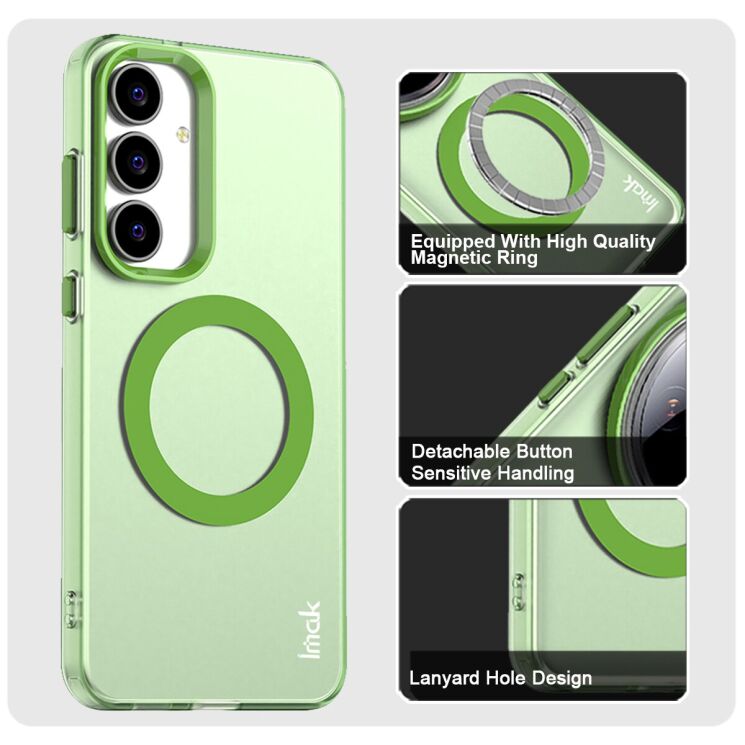 Захисний чохол IMAK Candy Series Magnetic для Samsung Galaxy S25 FE (S731) - Black: фото 4 з 6