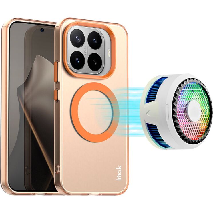 Защитный чехол IMAK Candy Series Magnetic для Xiaomi 17T - Orange: фото 2 из 9