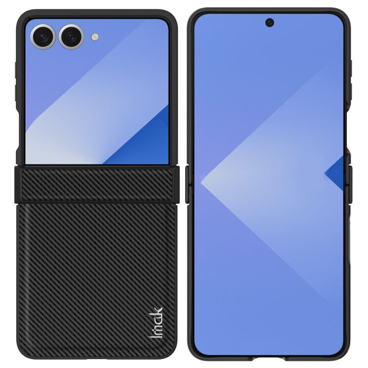 Захисний чохол IMAK Carbon Case (FF) для Samsung Galaxy Flip 7 - Black: фото 3 з 8