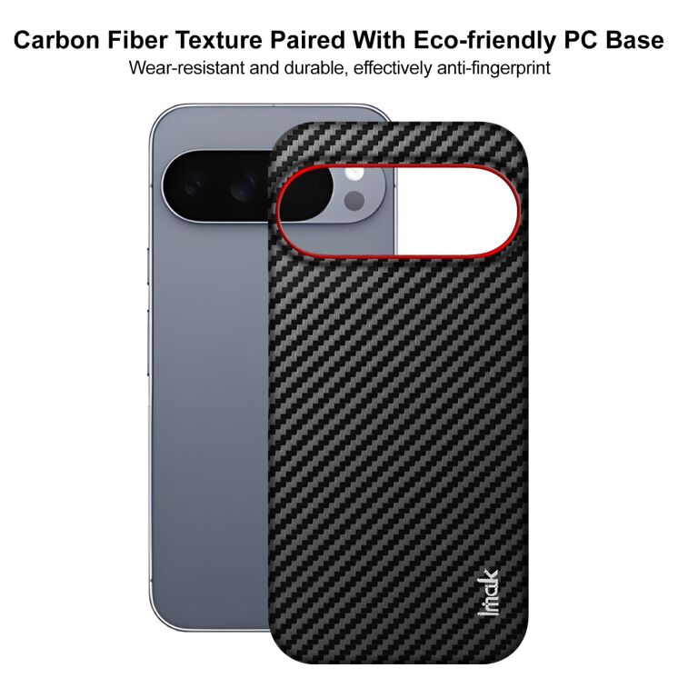 Защитный чехол IMAK Carbon Guard для Google Pixel 10 Pro XL - Carbon Fiber: фото 4 из 8