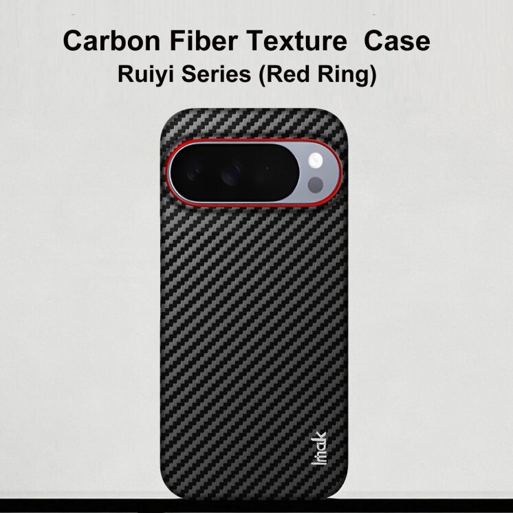 Защитный чехол IMAK Carbon Guard для Google Pixel 10 Pro XL - Carbon Fiber: фото 3 из 8