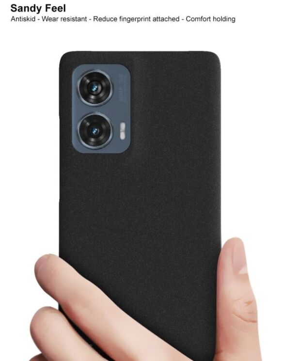 Защитный чехол IMAK Cowboy Hard Shell для Motorola Edge 50 Fusion - Matte Black: фото 8 из 8