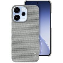 Защитный чехол IMAK Fabric Case для OPPO Reno 15 F - Light Grey: фото 1 из 8