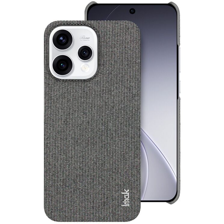 Защитный чехол IMAK Fabric Case для OPPO Reno 15 - Dark Grey: фото 1 из 5
