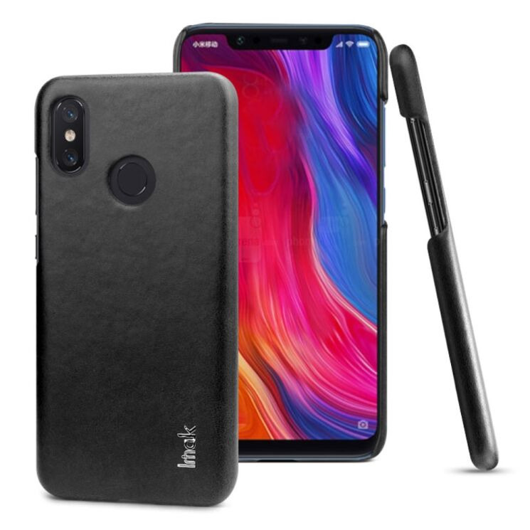 Захисний чохол IMAK Leather Series для Xiaomi Mi 8 - Black: фото 1 з 5