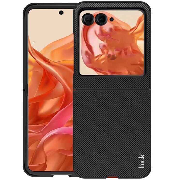 Захисний чохол IMAK Ruiyi Series (FF) для Motorola Razr 50 - Black: фото 4 з 11