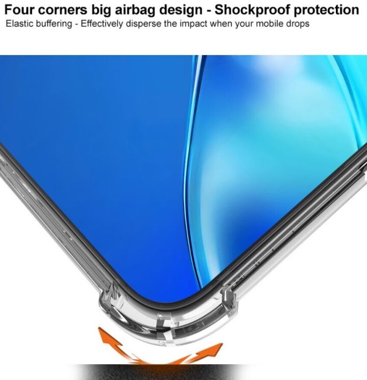 Защитный чехол IMAK Space Shield для Realme 13 Pro / 13 Pro Plus - Transparent: фото 8 из 9