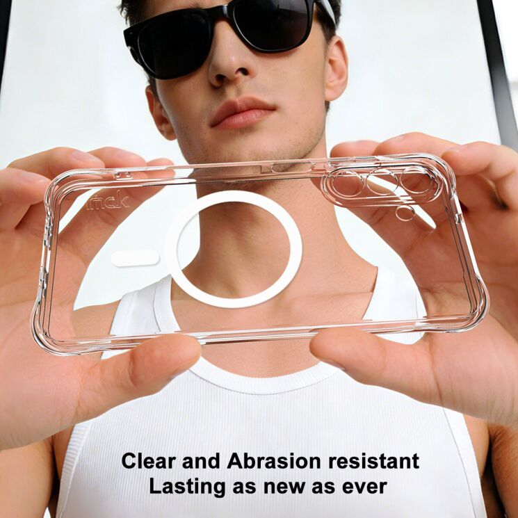 Защитный чехол IMAK Space Shield MagSafe для Samsung Galaxy A26 (A266) - Transparent: фото 4 из 10