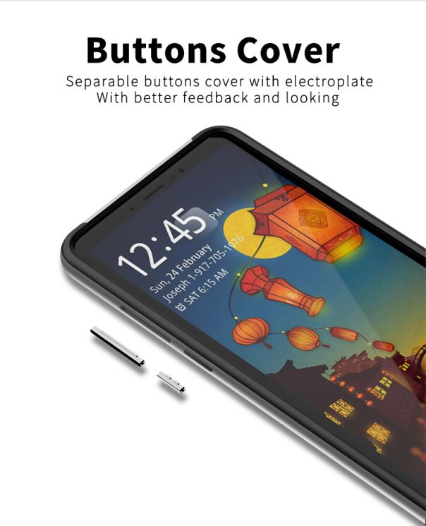 Захисний чохол IPAKY Hybrid для Samsung Galaxy A8+ (A730) - Grey: фото 6 з 7