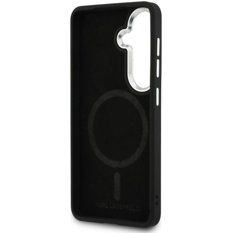 Защитный чехол Karl Lagerfeld Perforated KL MagSafe для Samsung Galaxy S26 (S942) KLHMS26SPSKRPMK - Black: фото 7 из 8
