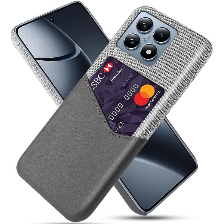 Защитный чехол KSQ Business Pocket для Xiaomi 14T Pro - Grey: фото 1 из 4