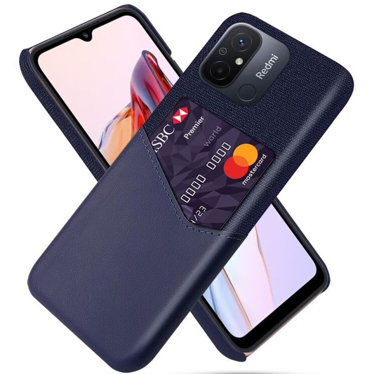 Защитный чехол KSQ Business Pocket для Xiaomi Redmi 12C - Blue: фото 1 из 4