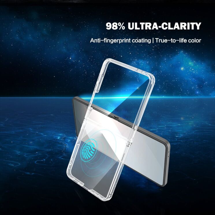 Защитный чехол LEREACH TOC Series для Samsung Galaxy Flip 8 - Transparent: фото 13 из 16