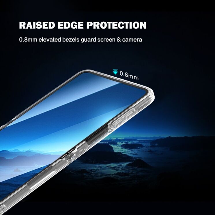 Защитный чехол LEREACH TOC Series для Samsung Galaxy Flip 8 - Transparent: фото 11 из 16