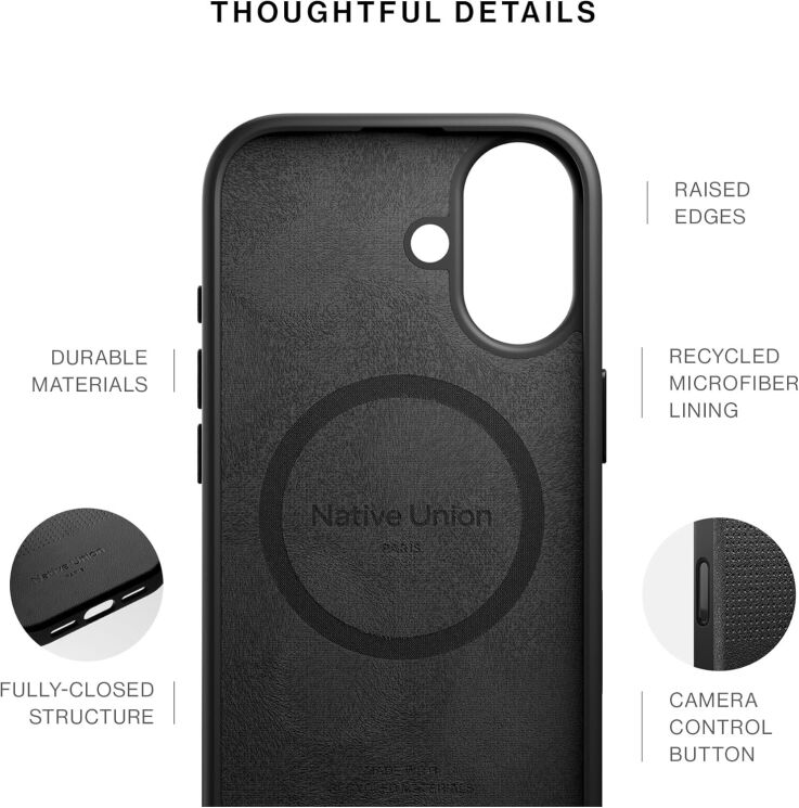 Защитный чехол Native Union Active для iPhone 17 (ACTCSE-SAN-NP25) - Sandstone: фото 9 из 15