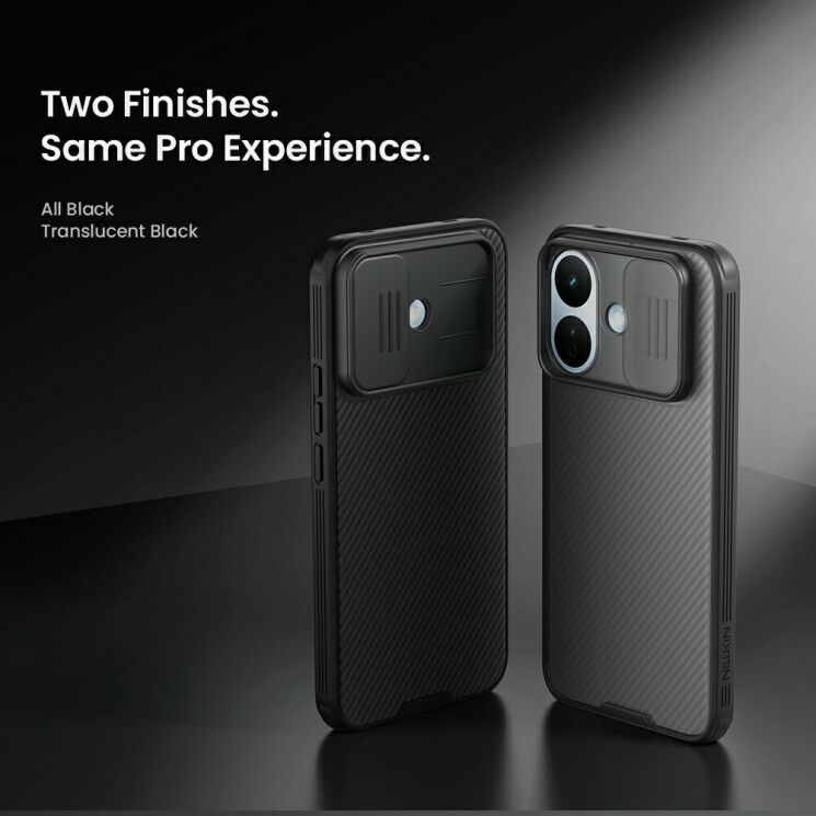 Захисний чохол NILLKIN CamShield Pro (Clear Version) для Xiaomi Redmi Note 17 Pro - Transparent Black: фото 11 з 14