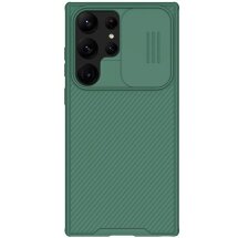 Защитный чехол NILLKIN CamShield Pro для Samsung Galaxy S25 Ultra (S938) - Green: фото 1 из 14