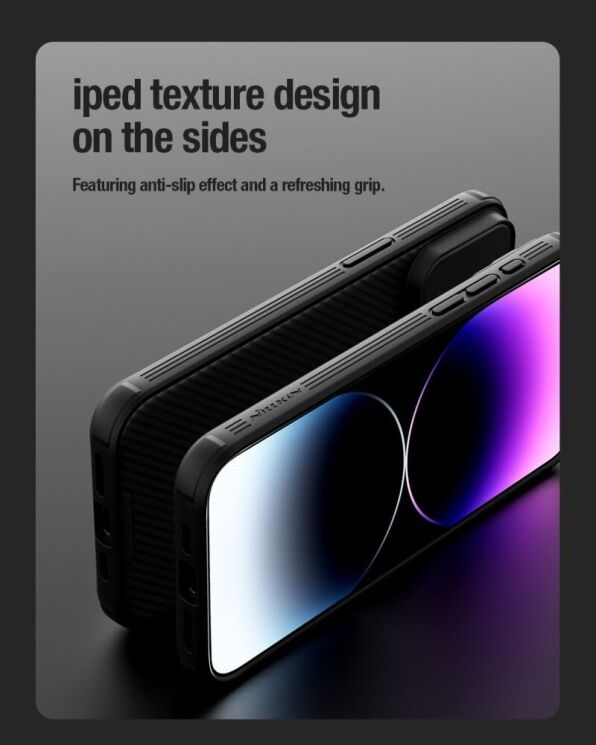 Защитный чехол NILLKIN CamShield Pro Magnetic для Apple iPhone 15 Pro Max - Black: фото 12 из 15