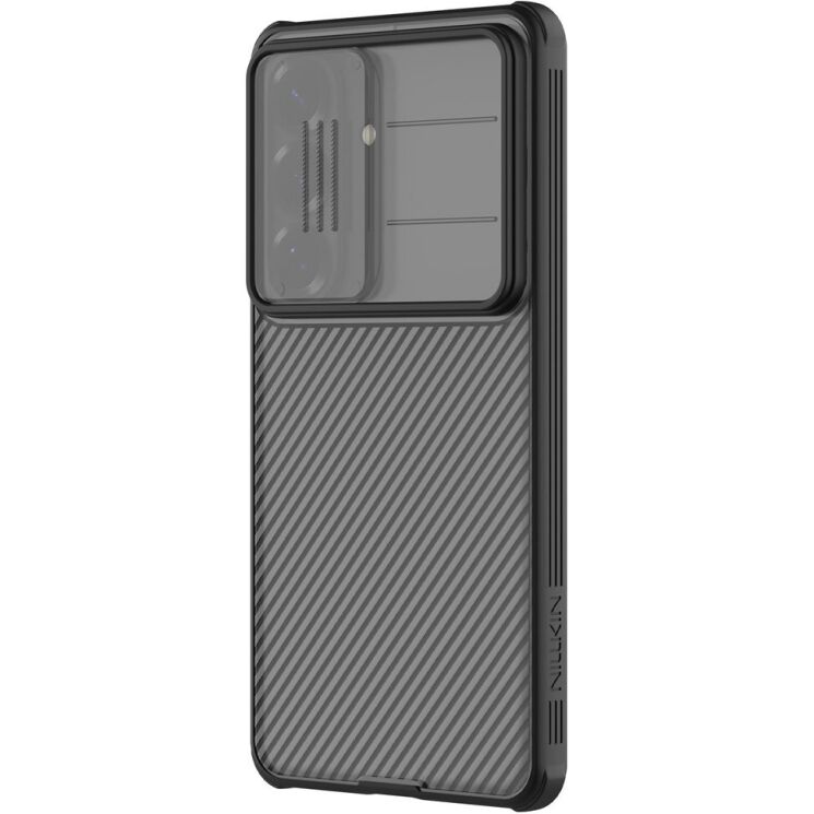 Защитный чехол NILLKIN CamShield Prop Magnetic (Clear Version) для Samsung Galaxy S26 FE - Transparent Black: фото 3 из 15